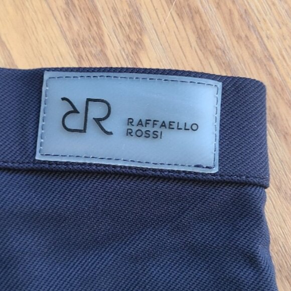 RAFAELLO ROSSI SORAJA SKINNY STRETCH KNIT PANTS WELT POCKETS ANKLE CROP sz 36 - Picture 6 of 10
